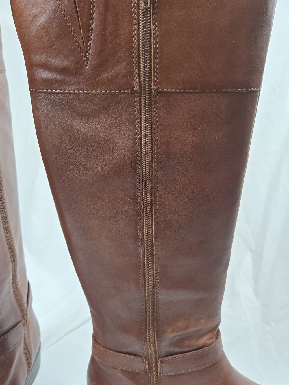 New INC International Concepts Fedee Genuine Leather Knee High Riding Boots 10M